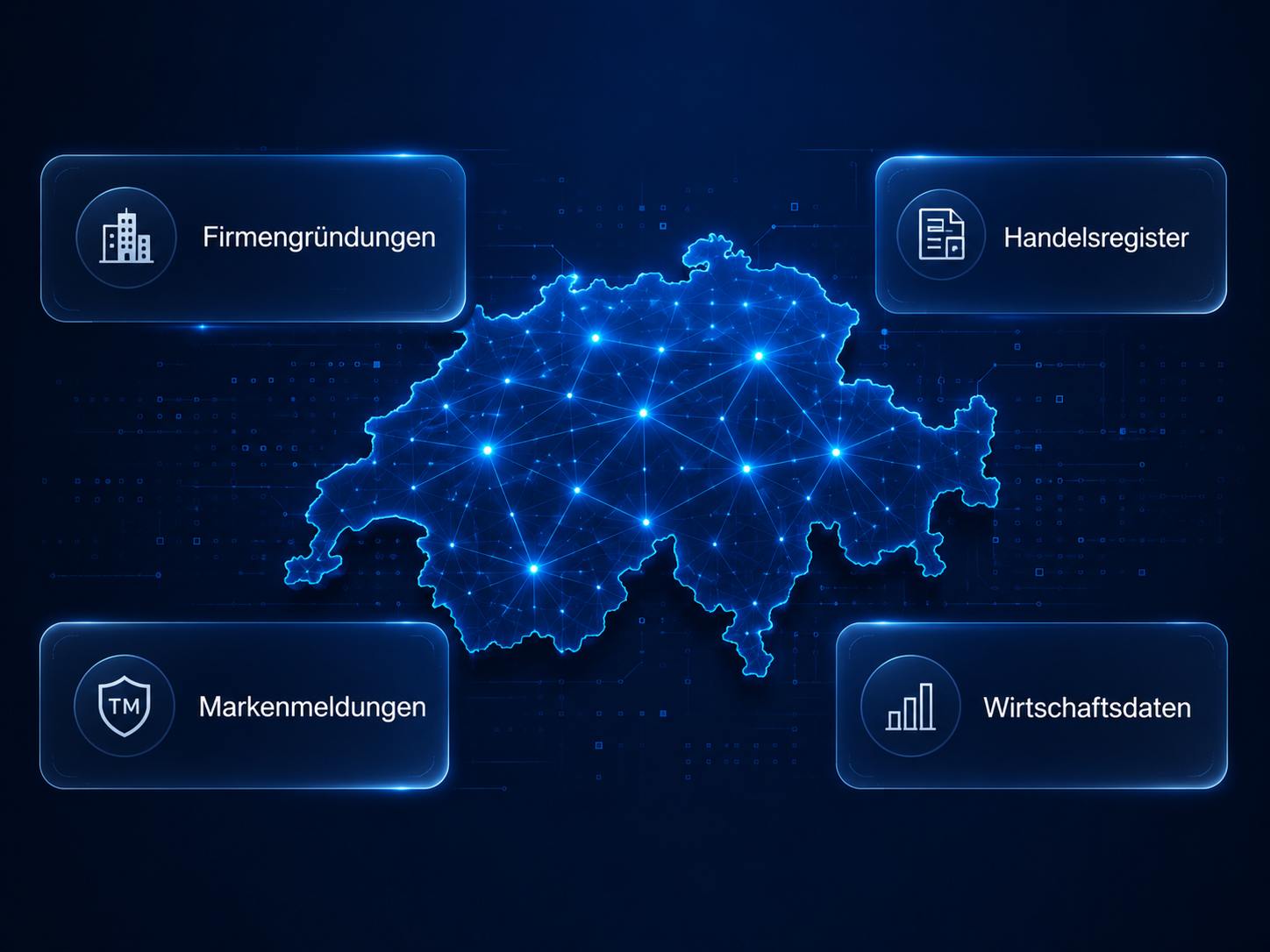 Visualisierung des Schweizer Wirtschafts- und Firmendaten-Netzwerks